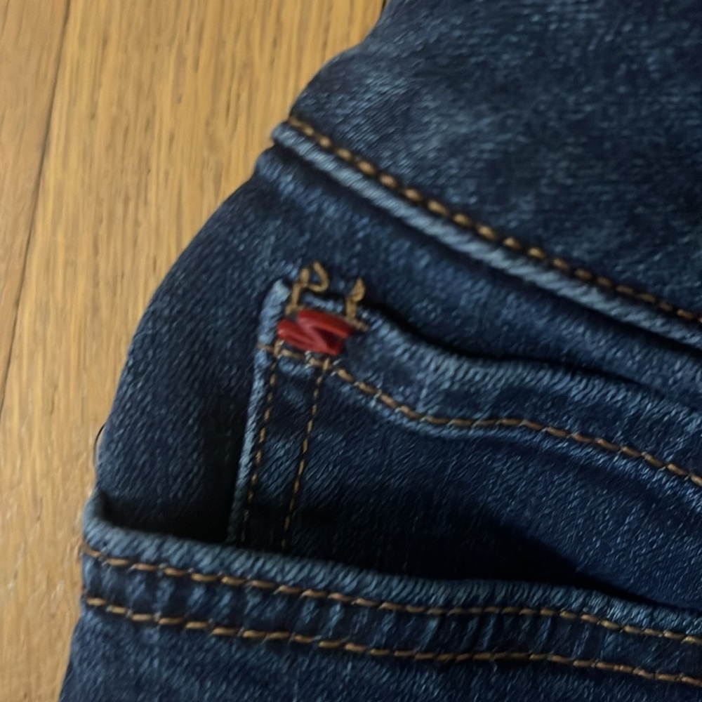 Seven7 Blue Jean Weekend Shorts SZ 16 Perfect Stretch Zip Up. Like New. - Picture 3 of 8